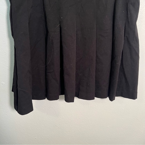 Divided H&M Pleated Mini Skirt Black 10 - Picture 8 of 9